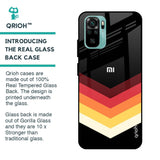 Abstract Arrow Pattern Glass Case For Mi Redmi Note 10