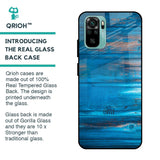 Patina Finish Glass case for Redmi Note 10