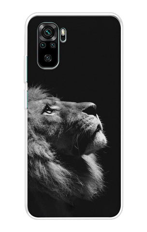 Lion Looking to Sky Redmi Note 10 Back Cover
