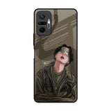 Blind Fold Redmi Note 10 Pro Glass Back Cover Online