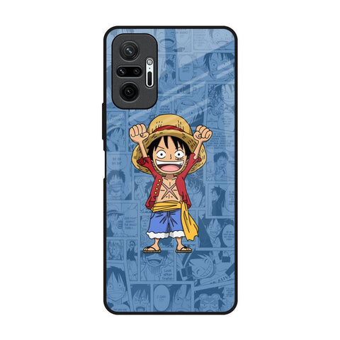 Chubby Anime Redmi Note 10 Pro Glass Back Cover Online