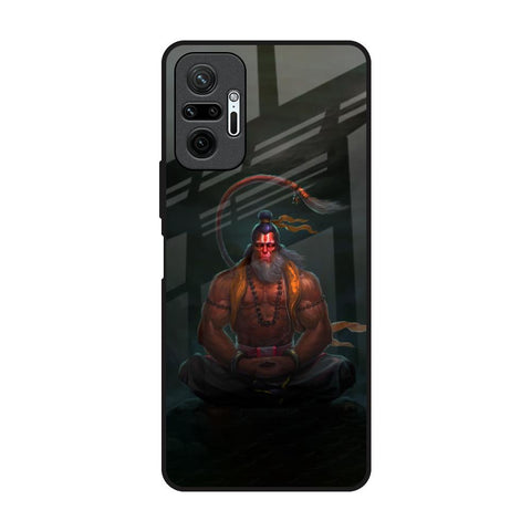 Lord Hanuman Animated Redmi Note 10 Pro Glass Back Cover Online