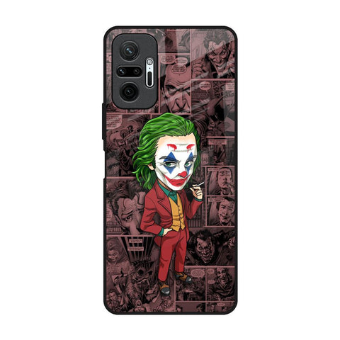 Joker Cartoon Redmi Note 10 Pro Glass Back Cover Online