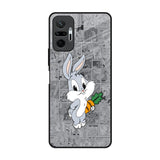 Cute Baby Bunny Redmi Note 10 Pro Glass Back Cover Online