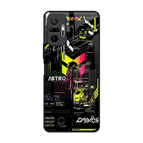 Astro Glitch Redmi Note 10 Pro Glass Back Cover Online