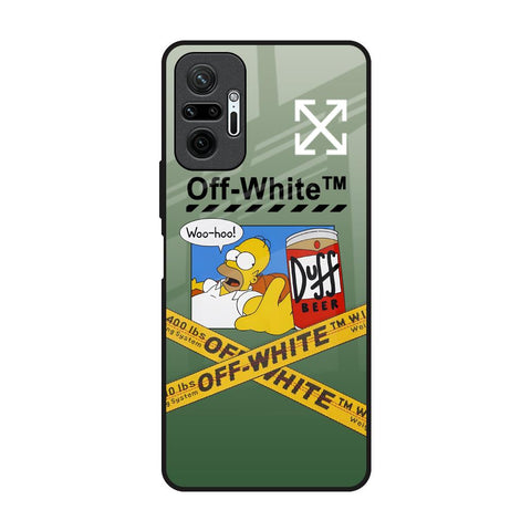 Duff Beer Redmi Note 10 Pro Glass Back Cover Online