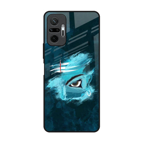 Power Of Trinetra Redmi Note 10 Pro Glass Back Cover Online