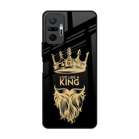 King Life Redmi Note 10 Pro Glass Back Cover Online