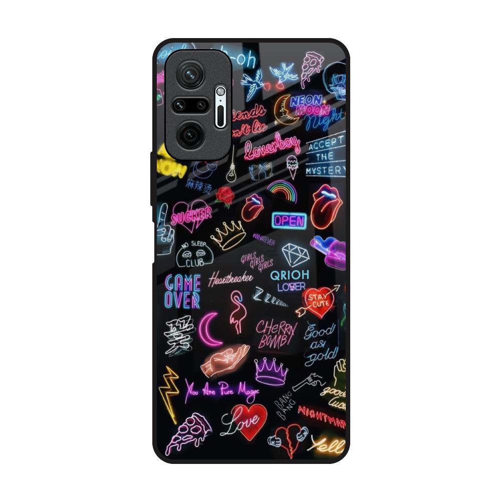 Accept The Mystery Redmi Note 10 Pro Glass Back Cover Online