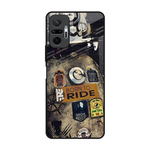 Ride Mode On Redmi Note 10 Pro Glass Back Cover Online