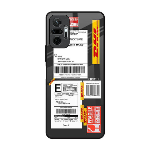 Cool Barcode Label Redmi Note 10 Pro Glass Back Cover Online