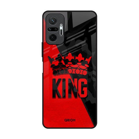 I Am A King Redmi Note 10 Pro Glass Back Cover Online