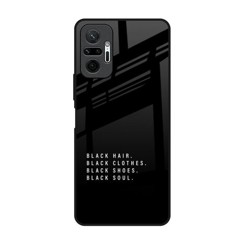 Black Soul Redmi Note 10 Pro Glass Back Cover Online