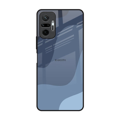 Navy Blue Ombre Redmi Note 10 Pro Glass Back Cover Online