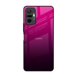 Purple Ombre Pattern Redmi Note 10 Pro Glass Back Cover Online