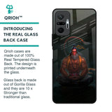 Lord Hanuman Animated Glass Case for Redmi Note 10 Pro