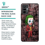 Joker Cartoon Glass Case for Redmi Note 10 Pro