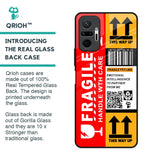 Handle With Care Glass Case for Redmi Note 10 Pro