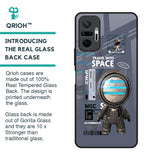 Space Travel Glass Case for Redmi Note 10 Pro