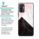 Marble Collage Art Glass Case For Redmi Note 10 Pro