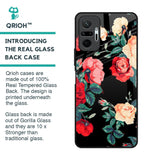Floral Bunch Glass Case For Redmi Note 10 Pro