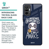 Struggling Panda Glass Case for Redmi Note 10 Pro