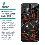 Vector Art Glass Case for Redmi Note 10 Pro