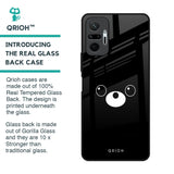 Cute Bear Glass Case for Redmi Note 10 Pro