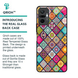 Multicolor Mandala Glass Case for Redmi Note 10 Pro