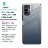 Smokey Grey Color Glass Case For Redmi Note 10 Pro