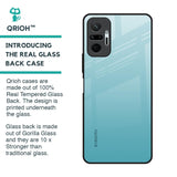 Arctic Blue Glass Case For Redmi Note 10 Pro