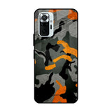 Camouflage Orange Mi Redmi Note 10 Pro Glass Cases & Covers Online