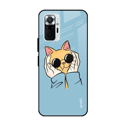 Adorable Cute Kitty Mi Redmi Note 10 Pro Glass Cases & Covers Online