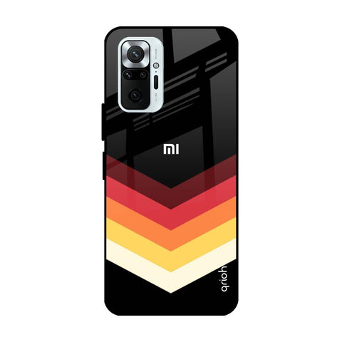Abstract Arrow Pattern Mi Redmi Note 10 Pro Glass Cases & Covers Online