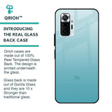 Arctic Blue Glass Case For Mi Redmi Note 10 Pro
