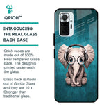 Adorable Baby Elephant Glass Case For Mi Redmi Note 10 Pro
