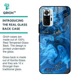 Gold Sprinkle Glass case for Redmi Note 10 Pro