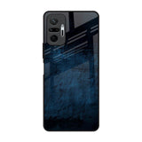 Dark Blue Grunge Redmi Note 10 Pro Max Glass Back Cover Online