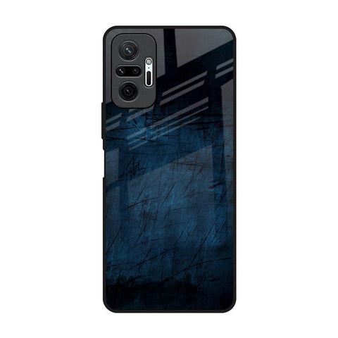 Dark Blue Grunge Redmi Note 10 Pro Max Glass Back Cover Online