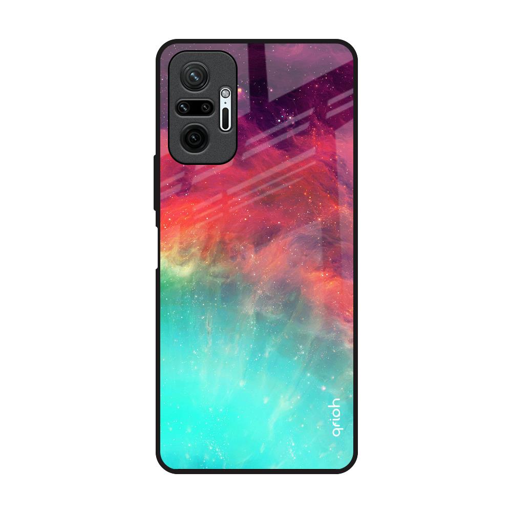 Colorful Aura Redmi Note 10 Pro Max Glass Back Cover Online