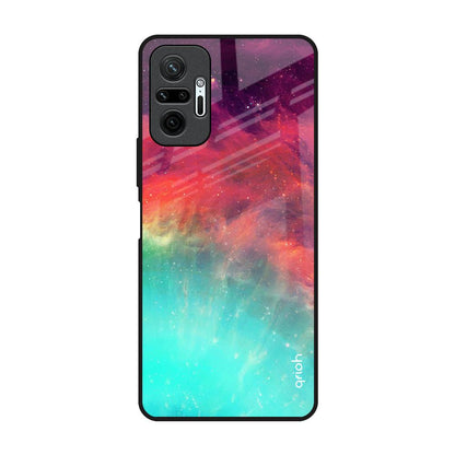 Colorful Aura Redmi Note 10 Pro Max Glass Back Cover Online