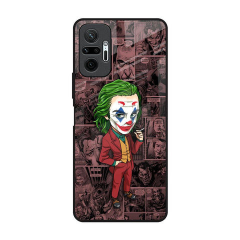 Joker Cartoon Redmi Note 10 Pro Max Glass Back Cover Online