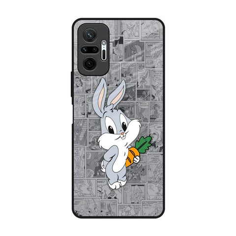 Cute Baby Bunny Redmi Note 10 Pro Max Glass Back Cover Online