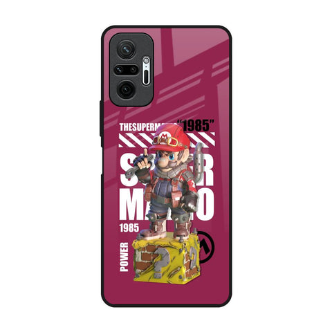 Gangster Hero Redmi Note 10 Pro Max Glass Back Cover Online