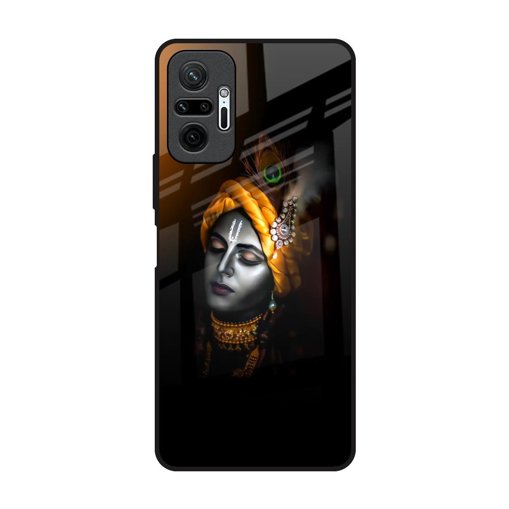 Ombre Krishna Redmi Note 10 Pro Max Glass Back Cover Online