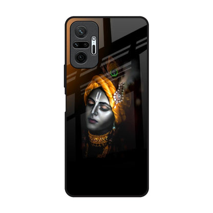 Ombre Krishna Redmi Note 10 Pro Max Glass Back Cover Online
