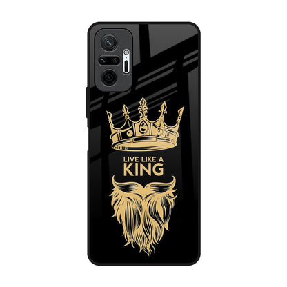 King Life Redmi Note 10 Pro Max Glass Back Cover Online