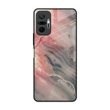 Pink And Grey Marble Redmi Note 10 Pro Max Glass Back Cover Online