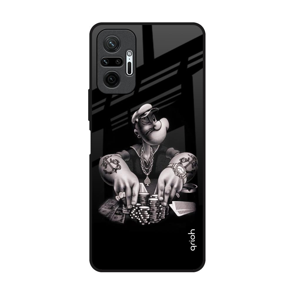 Gambling Problem Redmi Note 10 Pro Max Glass Back Cover Online