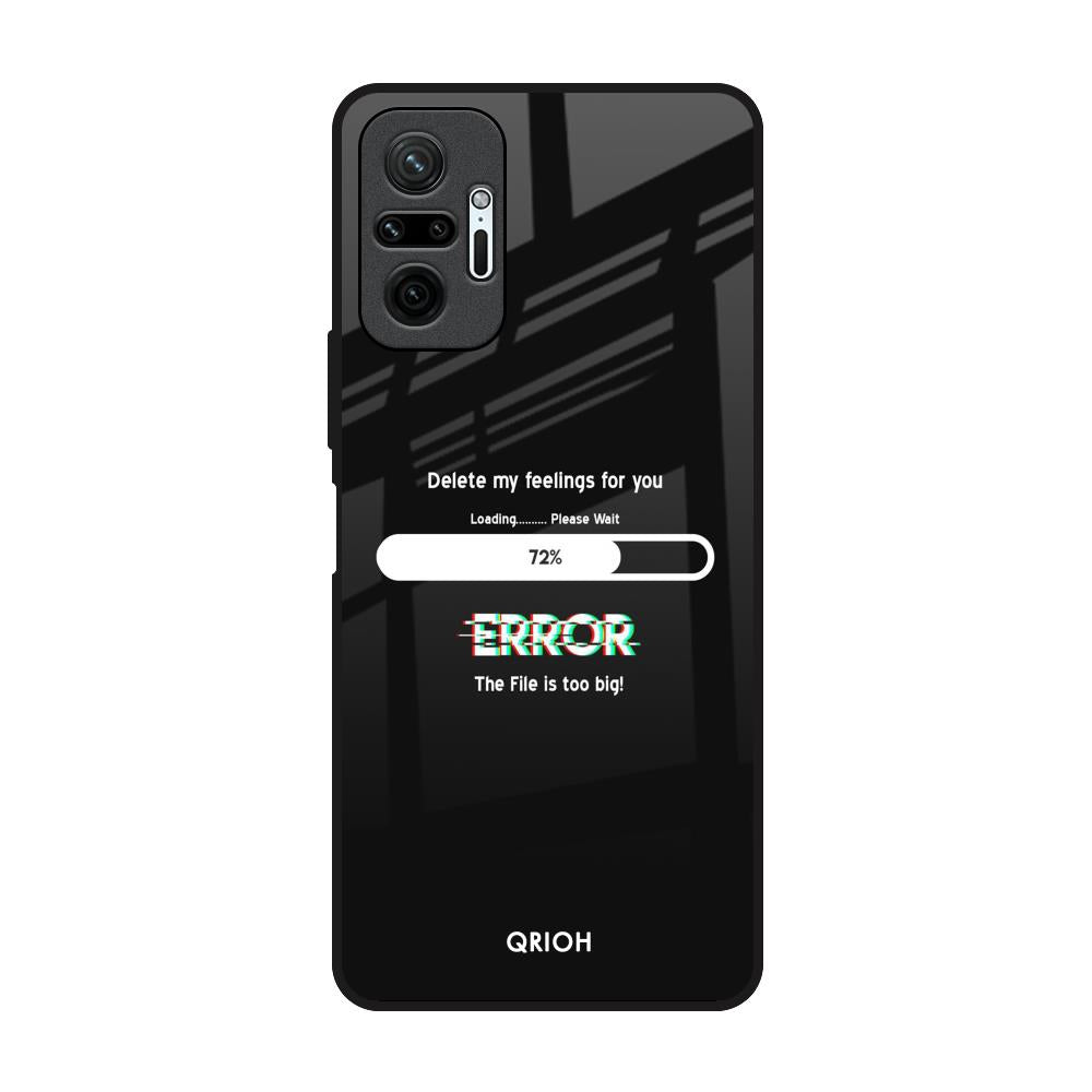 Error Redmi Note 10 Pro Max Glass Back Cover Online